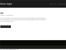 Tablet Screenshot of brianseger.com